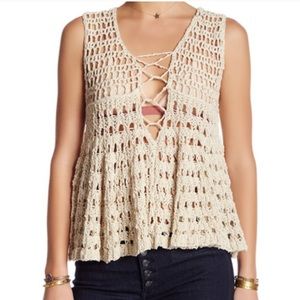 Free People Crocheted Top